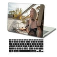 thumbnail image 4 of KSK KAISHEK for Newest MacBook Air 13 inch Case 2018 - 2022 Rel. Model A2337 m1/A2179/A1932, Plastic Hard Shell Case Cover + Black Keyboard Cover, Pink series 0870, 4 of 5