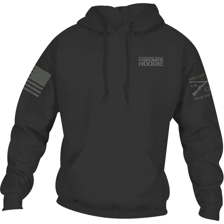 Grunt Style This Is My Hoodie Pullover Hoodie - Medium - Black