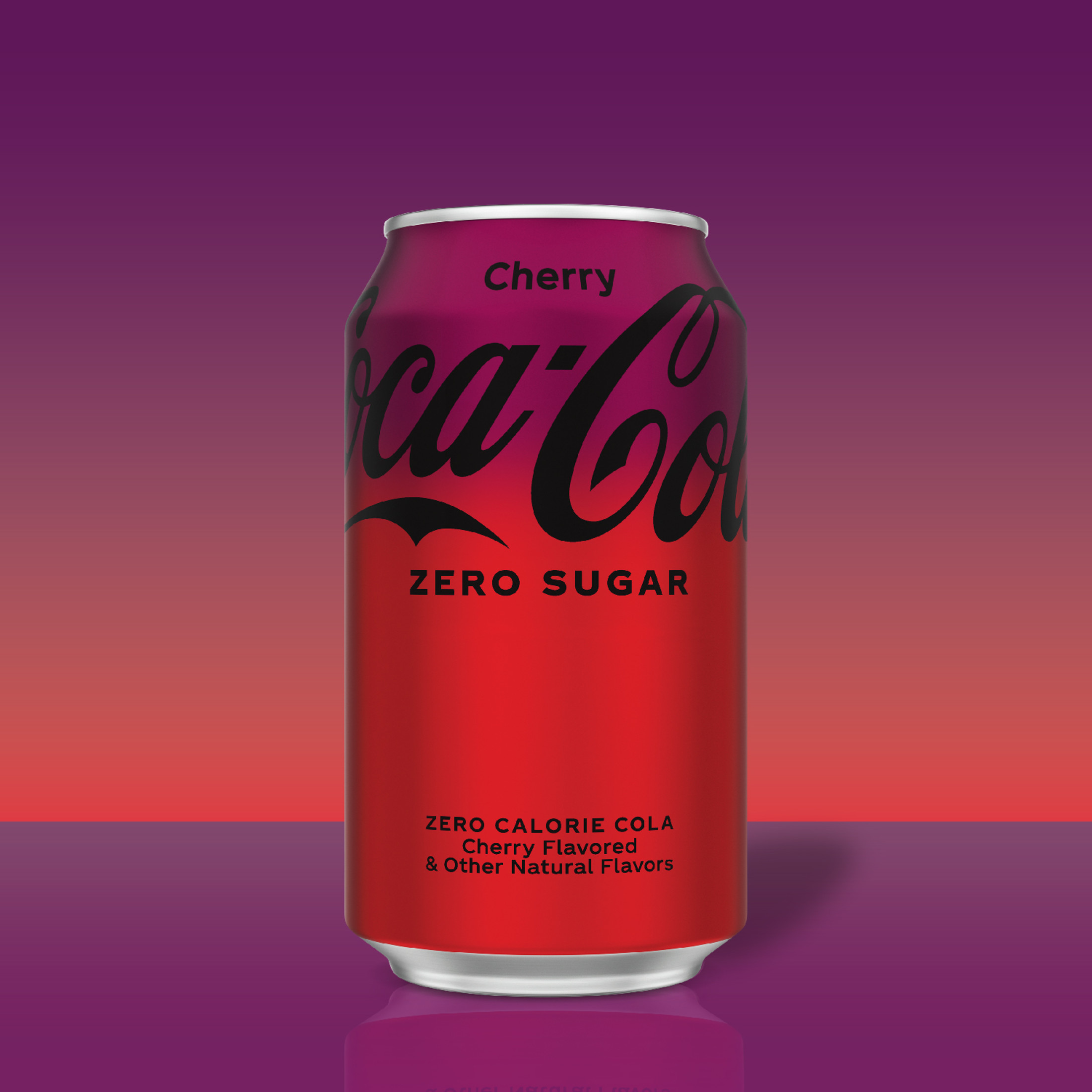Coca-Cola Zero Sugar Cherry Soda Pop, 12 fl oz, 12 Pack Cans - image 2 of 8