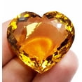 thumbnail image 2 of 66.30 Ct Yellow Citrine Hydrothermal Citrine Loose Gemstone Heart Shape Excellent Cut Jewelry Use Gem For Pendent Use Excellent Cut, 2 of 2