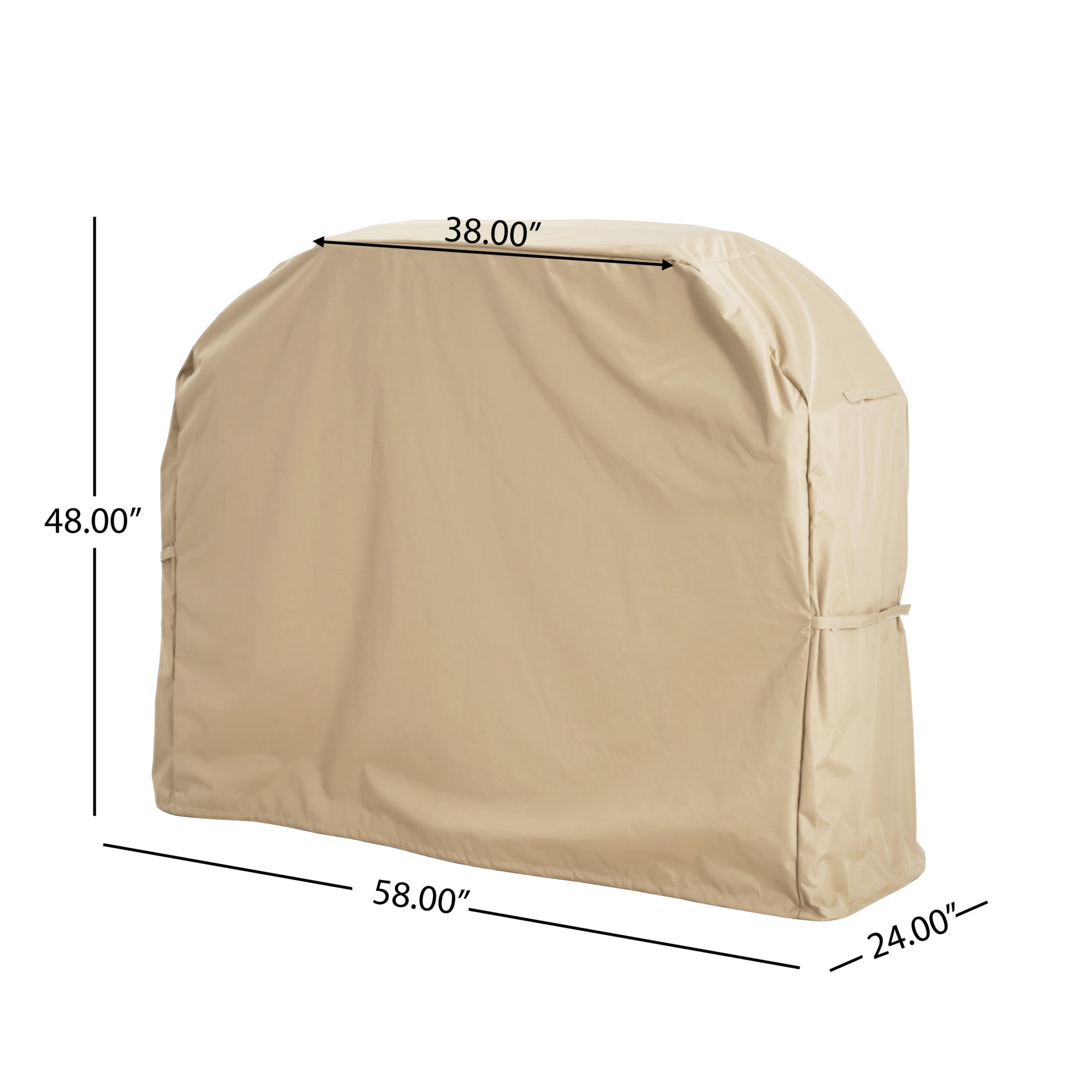 Thalric BBQ Grill Cover, Weather Resistant Fabric, Beige