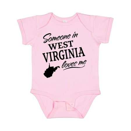 

Inktastic Someone in West Virginia Loves Me Gift Baby Boy or Baby Girl Bodysuit