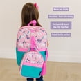 thumbnail image 3 of Wildkin Kids Insulated Clip-in Lunch Box for Boys & Girls, BPA-Free, Clips in to Pack-it-all Backpack (Magical Unicorns Pink), 3 of 9