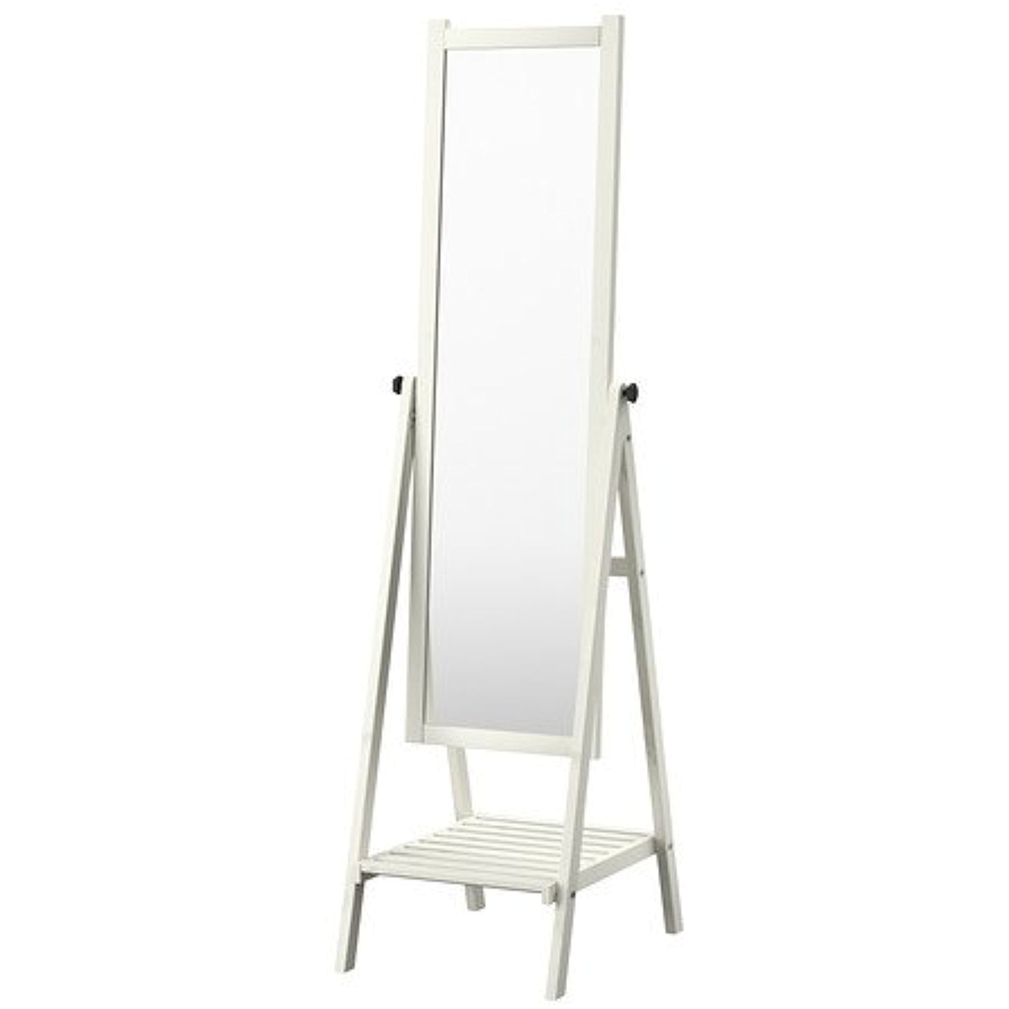 Ikea Floor mirror, white stain 18 1/2x71 5/8 ", 10210.141126.816