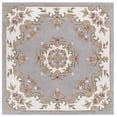 thumbnail image 2 of Safavieh Aubusson Albus Medallion Area Rug, Gray/Ivory, 6' x 6' Square, 2 of 6