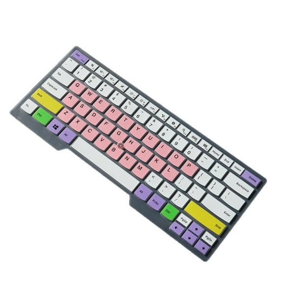 Silicone Keyboard Cover Skin For Lenovo ThinkPad T480S/T490S Keyboars Dustproof Waterproof Easy to Clean and Reusable