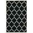 thumbnail image 2 of SAFAVIEH Chatham Gavin Geometric Wool Area Rug, Black/Ivory, 6' x 9', 2 of 7
