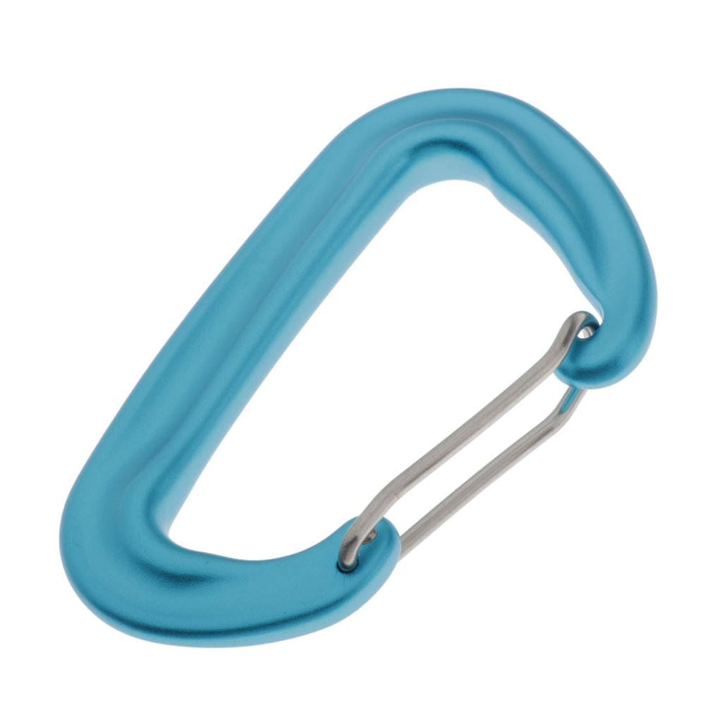 CUTICATE Carabiner Clip Keychains Quickdraws Outdoor Aluminum Buckle for Hammocks Camping Hiking 12KN Lightweight Mini Wiregate Carabiner Heavy Duty 