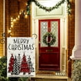 thumbnail image 6 of Merry Christmas Garden Flag 12.5x18 Double Sided Trees Small Burlap Winter Holiday Yard Outdoor Decoration, 6 of 6