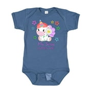 Inktastic My Sissy Loves Me Cute Unicorn Boys or Girls Baby Bodysuit