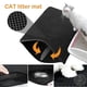 thumbnail image 3 of Fold Double Layer Pet Cat Litter Box Mat Waterproof Filters Pads Non-slip Keep Bed House Clean Trapping Kitten Sandbox cama para ShopWise Round, 3 of 8