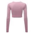 thumbnail image 2 of TriDri - Top Crop Acanalado para Mujer (Malva), 2 of 3
