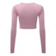 thumbnail image 2 of TriDri - Top Crop Acanalado para Mujer (Malva), 2 of 3