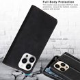 thumbnail image 7 of Case for iPhone 14 Pro Wallet Case [RFID Blocking] [Credit Card Holder] [Magnetic Stand] [Shockproof TPU Interior Case] Compatible with iPhone 14 Pro Protective Case 6.1 inch,Black, 7 of 7