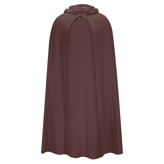 Outfits for Men Men Solid Hooded Side Slit Casual Party Retro Gothic Long Cloak Stage Outfit Hooded Cloak Men