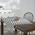 thumbnail image 3 of VHC Brands Annie Buffalo Check Black Table Topper 40x40, Kitchen and Dining Room Decor, Tabletop Accessory, Cotton, Annie Buffalo Check Collection, Square 40x40, Country Black, 3 of 3