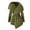 Army Green, variant on Women Mid-Length Slim-Fit Woolen Trench Lapel Windbreaker Solid Color Jacket Slim Overcoat Outwear with Belt