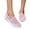 Pink, variant on Oyedens Womens Walking Shoes Summer Mesh Breathable Slip on Nurse Work Flats Running Sneakers Ladies