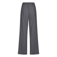 thumbnail image 5 of Seductiva Casual Pants for Women Linen Pants Women Summer Wide Leg Pants Drawstring Elastic Waist Pants High Waisted Pants Casual Beach Trousers Beach Pants Loose Fit, 5 of 5