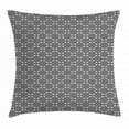thumbnail image 1 of Geometric Throw Pillow Cushion Cover, Concentric Various Monochrome Circles Image Aligned with Symmetrical Rhythm, Decorative Square Accent Pillow Case, 16 X 16 Inches, Black and White, by Ambesonne, 1 of 2