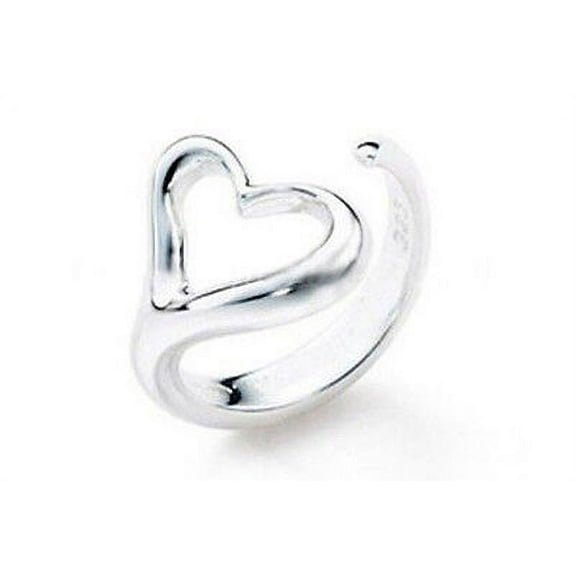 Open Heart Ring - Adjustable - Ladies One Size Fits All Rings For Thumbs - Women