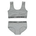 thumbnail image 2 of 6 Pcs Girls' Training Bra Set Cotton Cami Bralette with Briefs Girls Underwear Size 8-14, 2 of 4