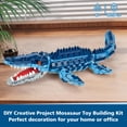 thumbnail image 3 of Set de construcción Mosasaur WINGIFT 805 piezas, juguete con tallo, 43 x 21 cm, 3 of 9