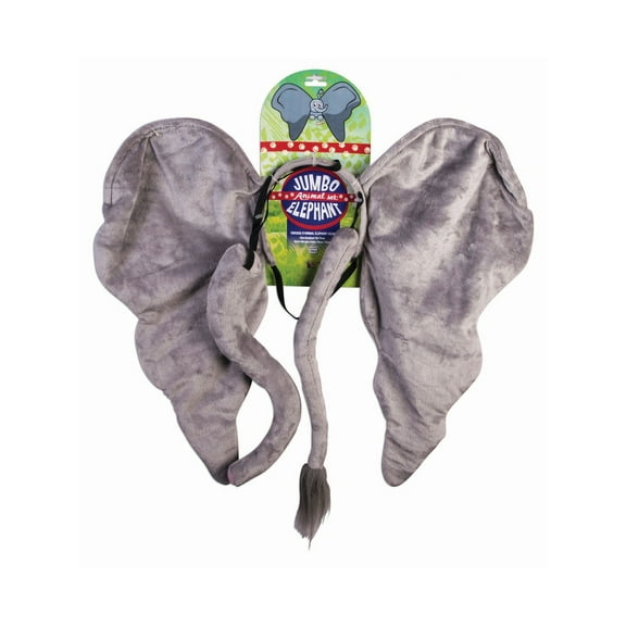 RUBIES II Jumbo Animal Kit Elephant Costume Accessories with Headband and Tail (2 pieces)