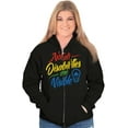thumbnail image 3 of Not All Disabilities are Visible Zip Up Hoodie Men's Women's Brisco Brands S, 3 of 6