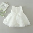 thumbnail image 6 of Coduop Toddler Baby Girl Sleeveless Princess Dress Flower Bowknot Party Dresses, 6 of 6