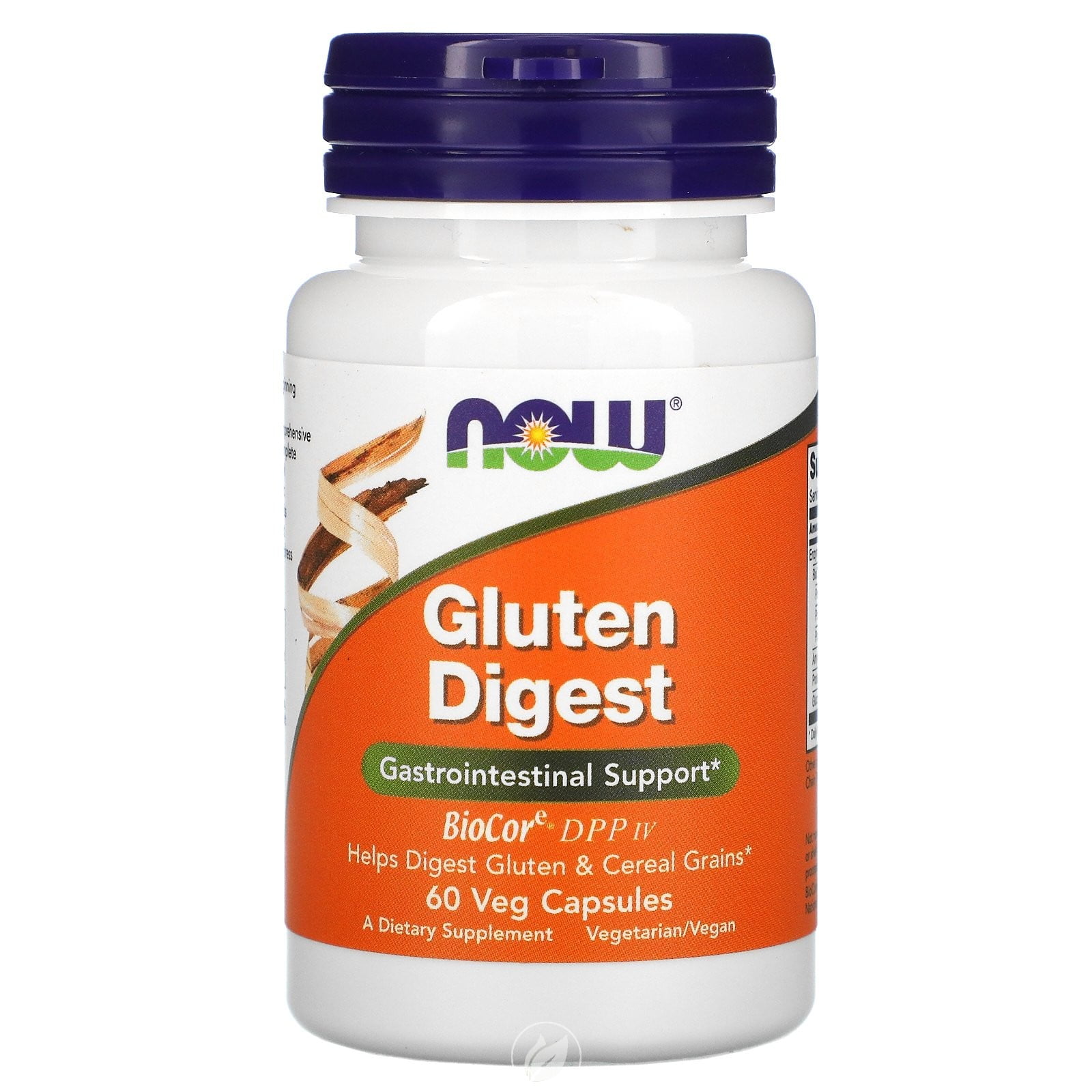NOW Supplements Gluten Digest Enzymes 60 Vcaps