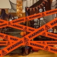 thumbnail image 5 of Halloween Caution Tape, Spooky Warning Design, 1 Pack Halloween Themed, for Haunted House Spooky Party Halloween Outdoor Indoor Decoration to Creepy Atmosphere, 5 of 5