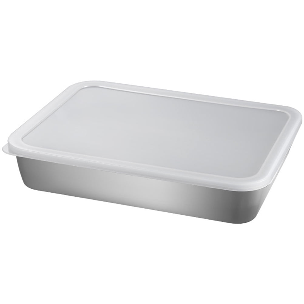 TUIBELYN Stainless Steel Baking Sheet Set with Cooling Rack and Lid, Non-Stick Oven Bakeware for Cooking and Baking