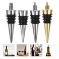 thumbnail image 4 of 4pcs Classic Bottle Stopper Threaded Wine Bottle Stopper Reusable Bottle Stopper, 4 of 9