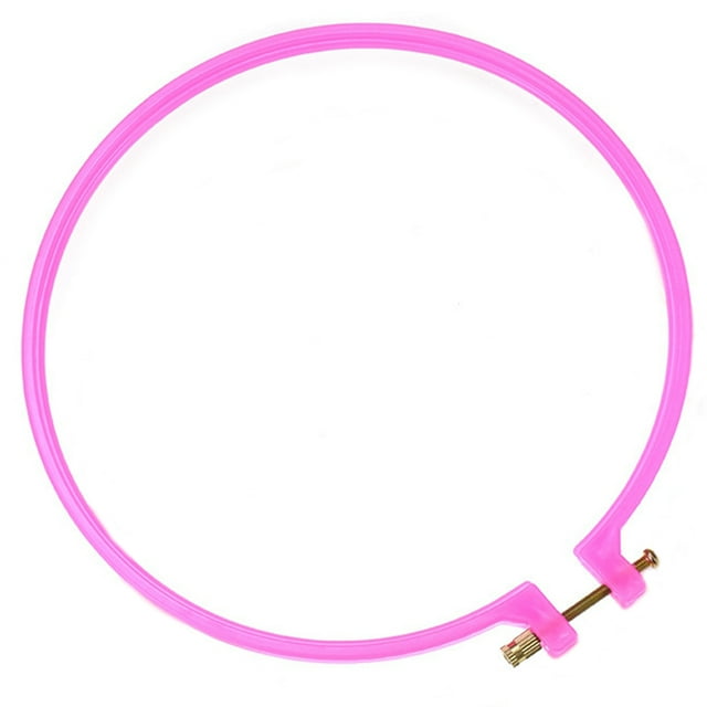 Coofit Anneau de Broderie Réglable Cercle en Plastique pour Point de Croix Anneau de Broderie