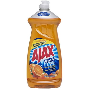 Ajax Triple Action Dish Liquid, Orange 28 oz (Pack of 4)