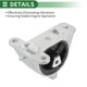 thumbnail image 4 of Soporte de Motor del Motor Unique Bargains, Soporte de Transmisión, para Chrysler Town & Country 3.3L 01-07, No.4861273AA, Negro, 4 of 6