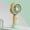 Green, variant on PLPPYFS Portable Handheld Fan Personal Small Turbo Hand Fan Powerful, Cooling, USB Rechargeable, Makeup, Summer Gifts for Women Men, Mom, Hot Summer, Travel, Sports, Wedding Use