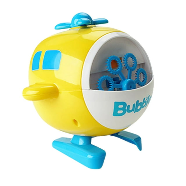 Bubble Blower Helicopter Shape Automatic Bubble Maker Bubble Machine for Kids