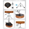 thumbnail image 4 of Asiento de Batería Hidráulico RVONE con Gas Nitro Capacidad 180 kg Marrón, 4 of 7