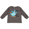 thumbnail image 3 of Inktastic Little Co-Pilot- cute helicopter Boys or Girls Long Sleeve Toddler T-Shirt, 3 of 5