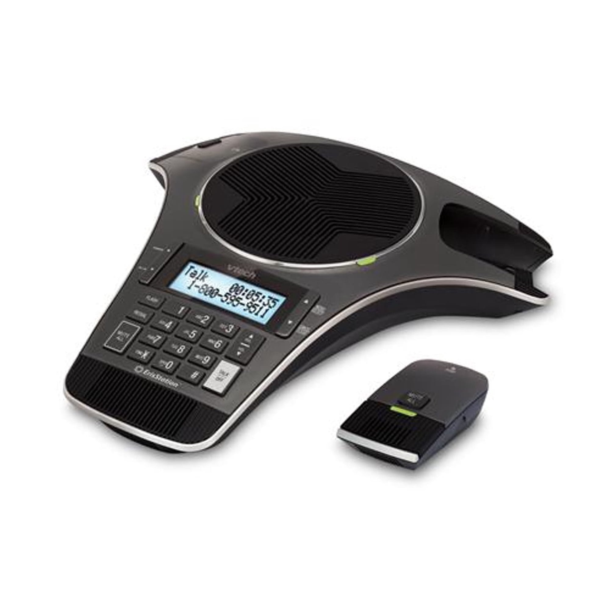 Vtech Erisstation Vcs702 Dect 6.0 1.93 Ghz Conference Phone - Black