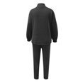 thumbnail image 5 of LEKODE Comfort Sweatshirt Going Out Set Jogger Sets for Women 2 Piece Longsleeve Tops Athletic Set Women Thermal Top Gym Sets Women Black L, 5 of 9