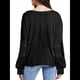 thumbnail image 3 of Blusas de Mujer con Cuello en V, Larga, Encaje, Elegantes, Informales, Modernas, de Gran Tamaño. Negro M, 3 of 7