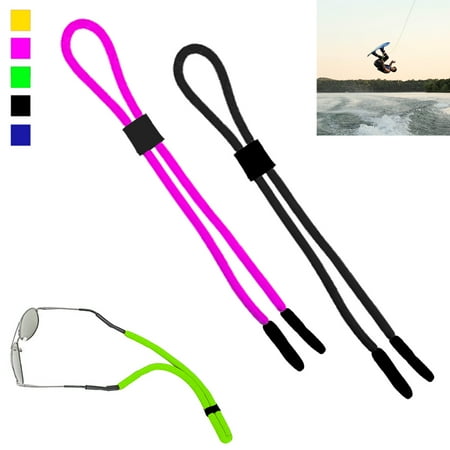 Rope Sunglasses Retainer - 2 Pc Floating Lanyard Cords Sunglasses Neck Strap 25