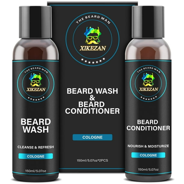 Set de jabón y acondicionador para barba XIKEZAN con argán y jojoba