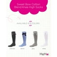 thumbnail image 2 of MeMoi Sweet Bow Cotton Blend Knee High Socks - Girls - Female, 2, White, 2 of 7