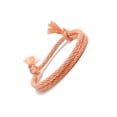 thumbnail image 4 of Qarigey Cuerda tejida Cuerda Cadena ajustable Cordón Fiesta Festival Aniversario de bodas Joyería simple de moda para parejas amantes Ropa, zapatos y accesorios Miscelánea Rosa Qarigey AP016023-06, 4 of 6