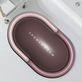 thumbnail image 6 of Diatom Mud Bathroom Rug - Super Absorbent, Quick-Drying Non-Slip Mat (Pink), 6 of 9