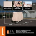 thumbnail image 3 of Budge Heavy Duty Golf Cart Cover, UV & Water Resistant Outdoor Protection for Two-Passenger Golf Carts, 3 of 6